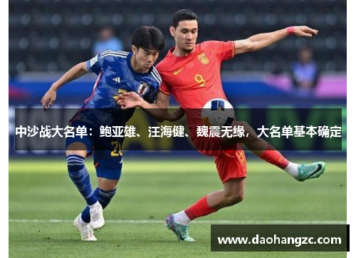 中沙战大名单：鲍亚雄、汪海健、魏震无缘，大名单基本确定